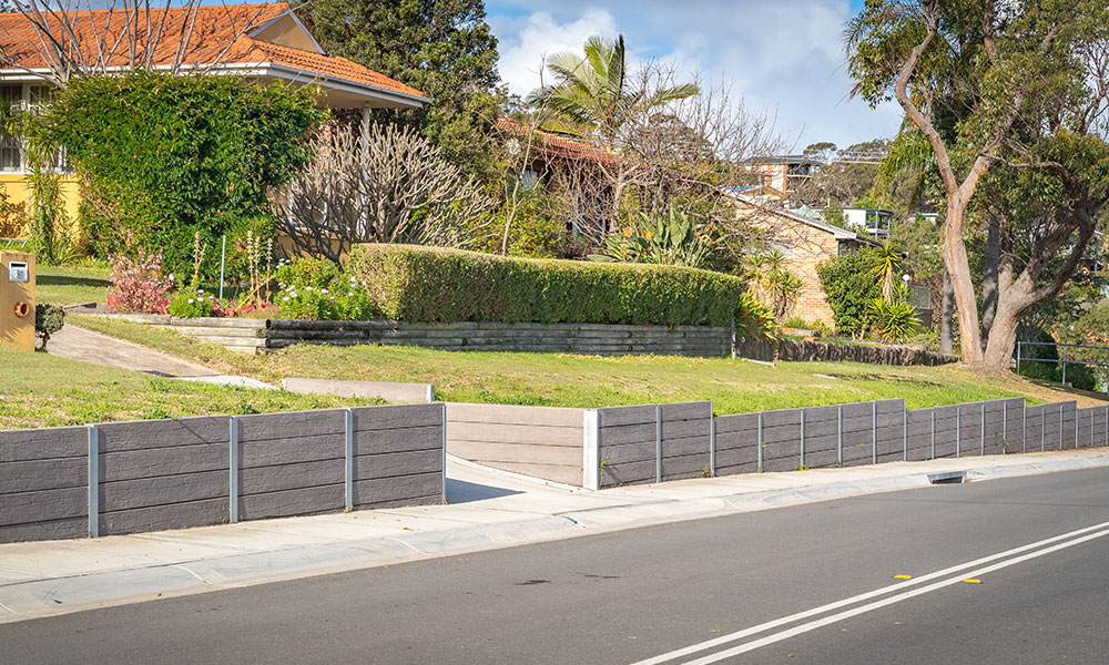 The Rise of the Concrete Sleeper retaining wall